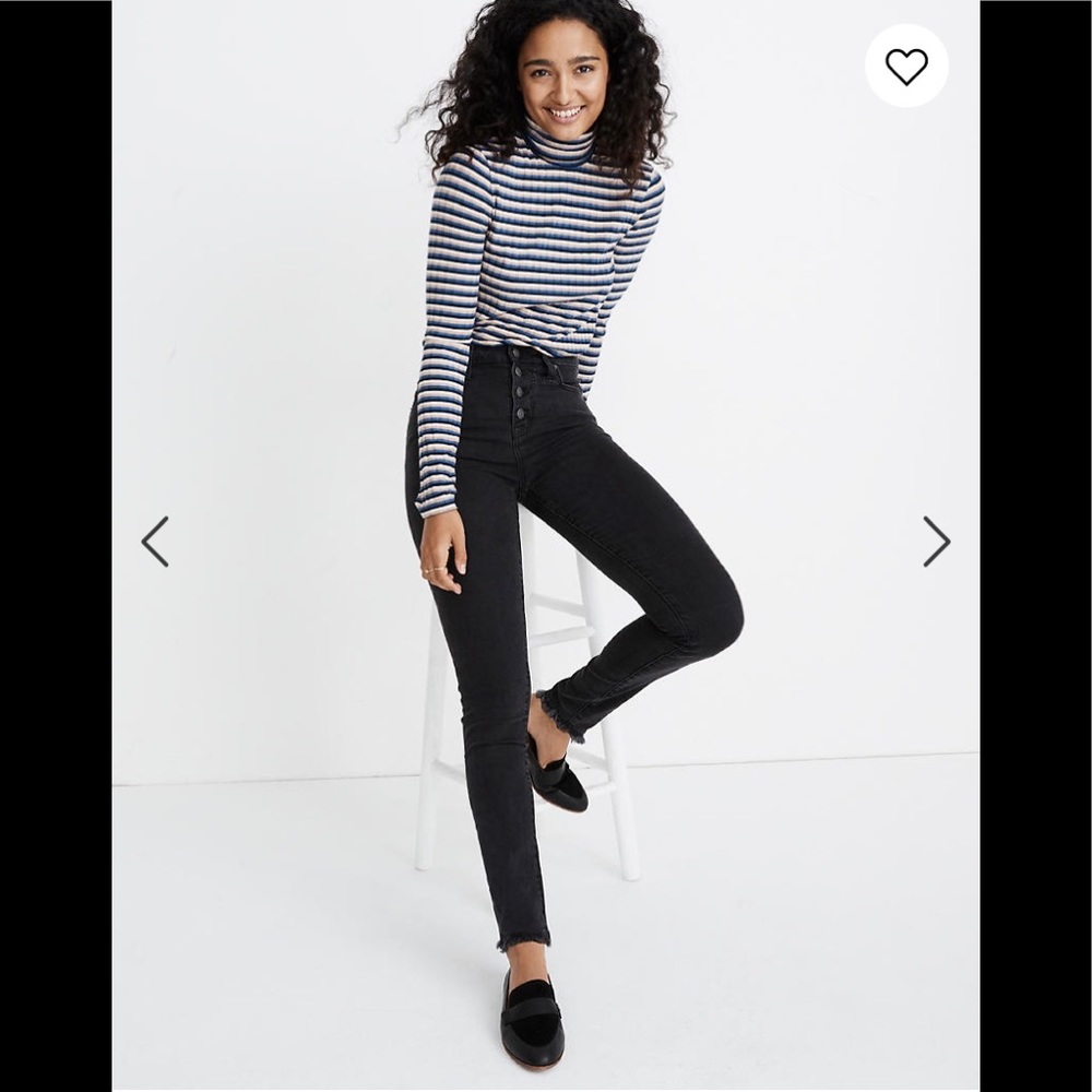 NWOT Madewell Curvy High-Rise Skinny Jeans
